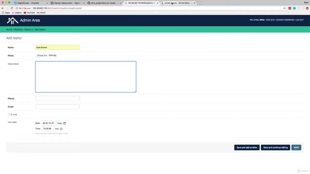 Python Django Dev To Deployment Project Based Course - Server Migrations & Data - Video 53 - Brad смотреть онлайн