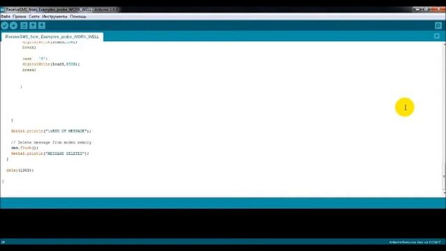 Управление нагрузками через SMS на GSM- модуль SIM800L от APP Android приложения, Arduino, LED. смотреть онлайн