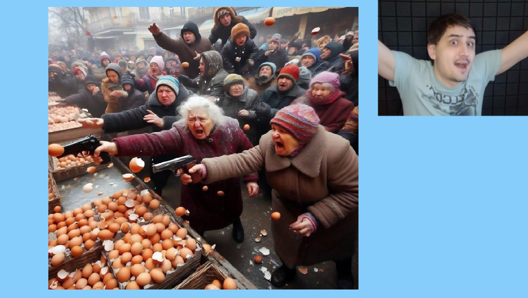 2025г. Смотрим новые мемы. Война за яйца! смотреть онлайн