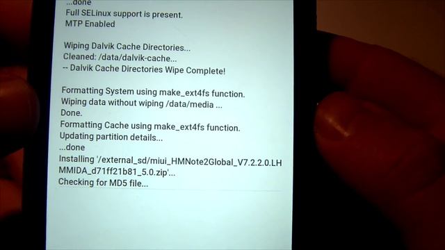 обновление прошивки #Xiaomi #REDMI Note 2 #Prime (v 7.2.2.0LHMMIDA) смотреть онлайн