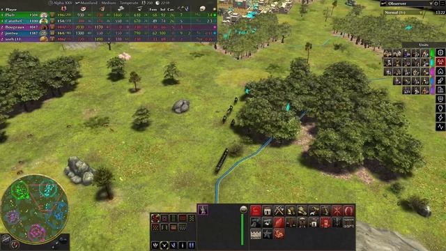 0AD - 2v3 Uneven Team Challenge смотреть онлайн
