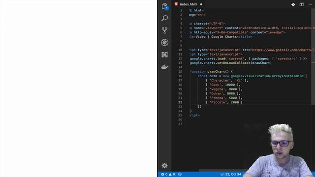 [Front-End] JavaScript - Criando gráficos com Google Charts смотреть онлайн