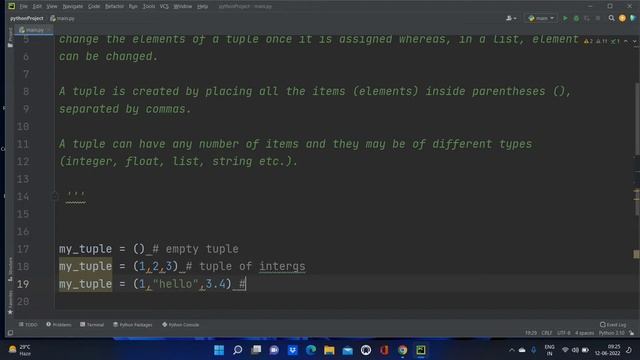 WHAT IS TUPLES IN PYTHON || PYTHON FOR ABSOLUTE BILGINER'S смотреть онлайн