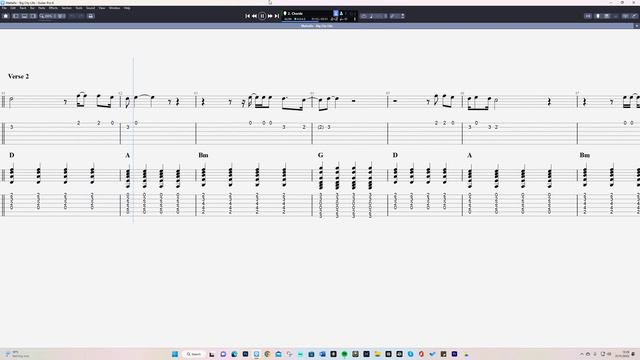 Mattafix - Big City Life (INTERACTIVE GUITAR TABS)