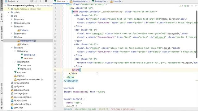 Management Gudang Spring Boot + Vuejs 08: create update & delete barang смотреть онлайн