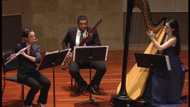 Jolivet Pastorales de Noel for Flute, Harp and Bassoon смотреть онлайн