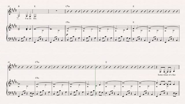 Tenor Sax - I'm on Fire - Bruce Springsteen Sheet Music, Chords, & Vocals смотреть онлайн