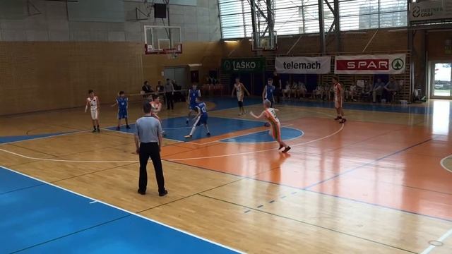 U13 košarka 2015/16, 1. SKL, F4 - polfinale, Grosuplje A 66:34 ECE Triglav A, 26.03.2016 смотреть онлайн