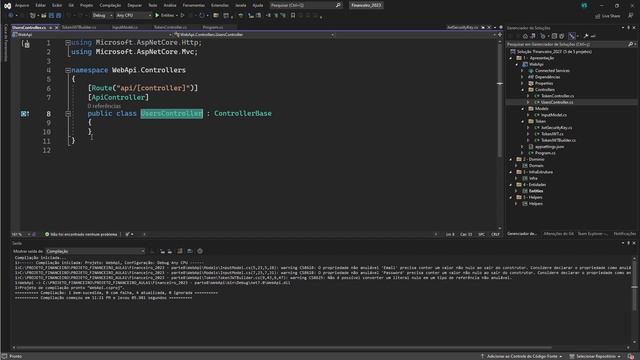 Parte 8 - Financeiro DDD Angular - NET 7 - 2023 - Json Web Token (JWT) e Api de User com identity смотреть онлайн