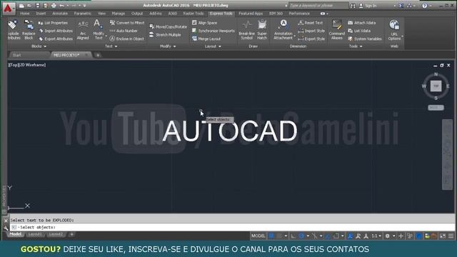 AutoCAD 264 EXPRESS TOOLS TEXT EXPLODE смотреть онлайн
