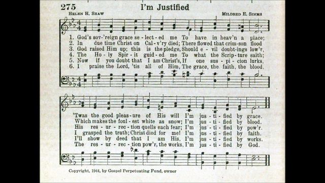 God's Sovereign Grace Selected Me (I'm Justified) смотреть онлайн
