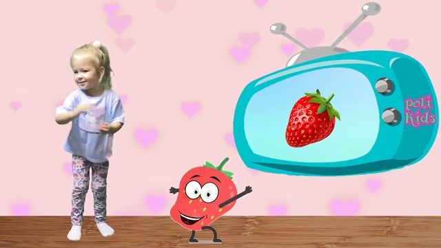 Развивающая детская песня о б овощах и фруктах. Танец банана.