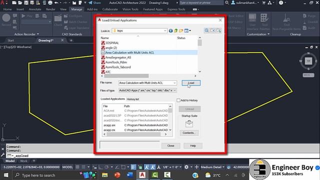 how to find area in multi units in AutoCAD | area calculation смотреть онлайн