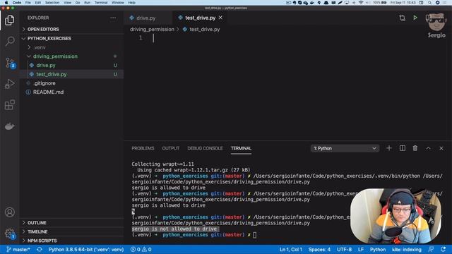 Resolviendo EJERCICIOS PYTHON (+ pruebas unitarias), IF ELSE PRINT смотреть онлайн