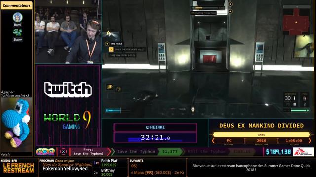 Deus Ex Mankind Divided en 48:41 (Any%) + 12:51 (A Criminal Past Any%) [SGDQ18] смотреть онлайн
