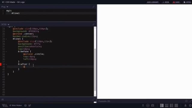 #2.Git Logo | CSS Made смотреть онлайн