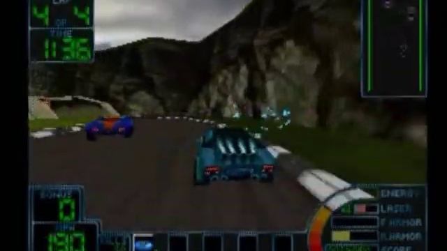 Impact Racing (PSX) Gameplay 2 смотреть онлайн