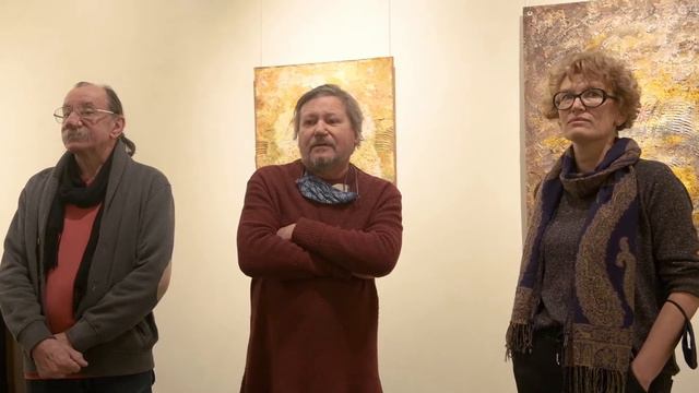 Виставка ЛІНІЯ ГОРИЗОНТУ Оксана Стратійчук - графіка, Валерій Шкарупа - левкас смотреть онлайн