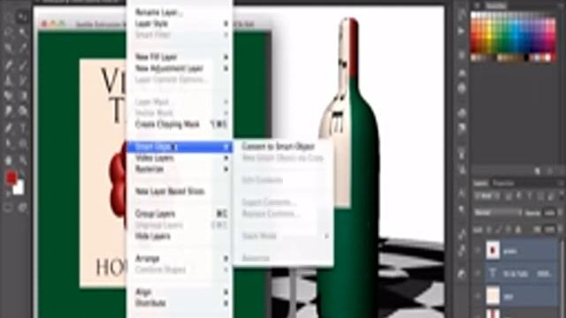 Adding Texture and Transparency to 3D Objects in Photoshop смотреть онлайн