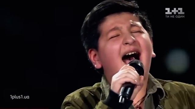 Aleksandre Zazarashvili - All By Myself (Celine dion cover) Voice Of Kids Ukraine смотреть онлайн