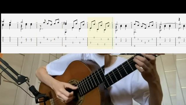 "Spanish Waltz " - Julio Sagreras(tutorial)+ Free Pdf смотреть онлайн