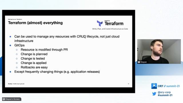 Ory Summit - SumUp's Self service OIDC for with Ory Hydra and Terraform смотреть онлайн