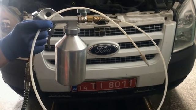 Чистим фильтр DPF Ford Tranzit 155T460 2013 года смотреть онлайн