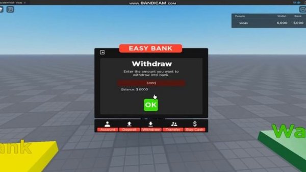ROBLOX STUDİO - Bank System Showcase
