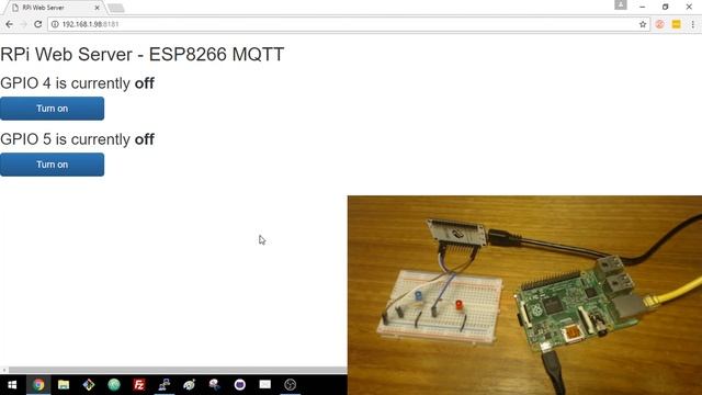 Raspberry Pi Publishing MQTT Messages to ESP8266 смотреть онлайн
