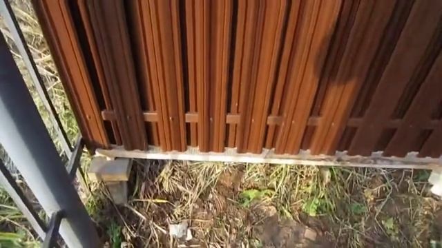 Забор из евроштакетника, очень просто. смотреть онлайн