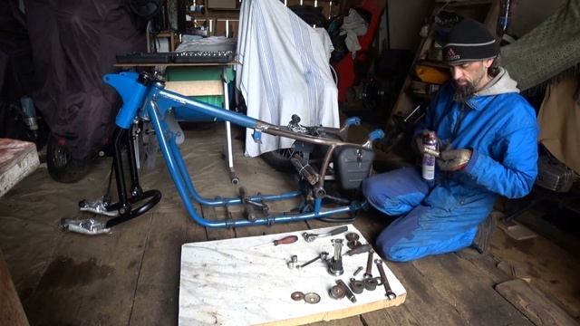 Заміна маятника та установка коліс мотоцикл К 750 project Wanderer смотреть онлайн