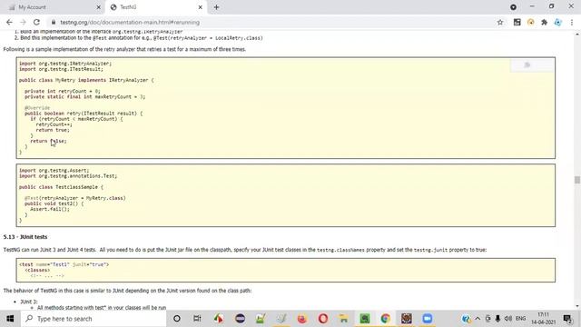 Retry (Rerun) Failed Selenium Automation Tests in TestNG смотреть онлайн