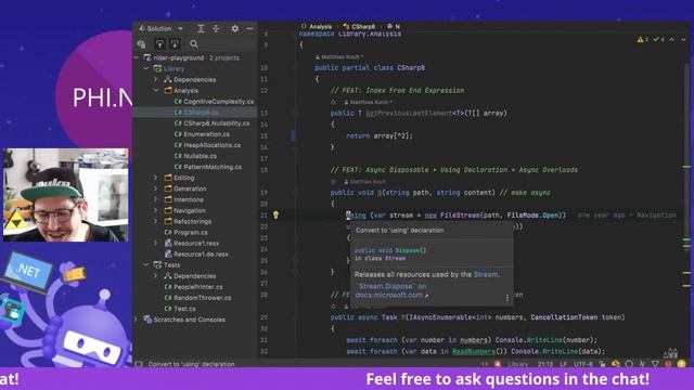 Become a productive .NET Developer with JetBrains Rider - PHINUG 2021.10 смотреть онлайн