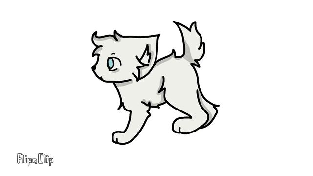 Кот бежит в течении 4 секунд | Анимация смотреть онлайн