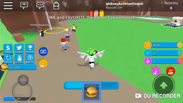 СИМУЛЯТОР БУРГЕРА В РОБЛОКС 😌 смотреть онлайн