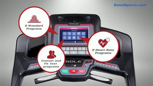 Обзор профессиональной беговой дорожки Sole Fitness TT8c смотреть онлайн