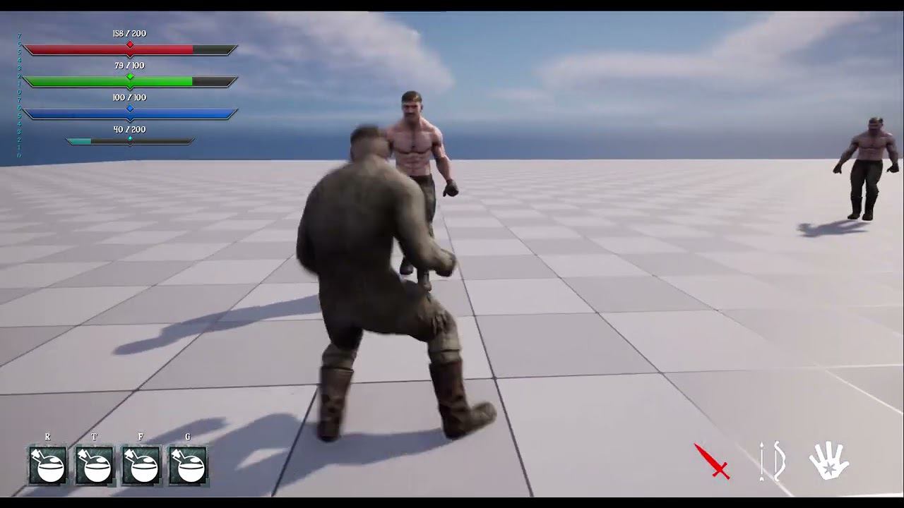 Flexible Combat System (FCS) FistFight Unreal Engine 5 смотреть онлайн
