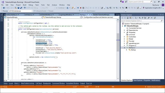 Dotnet Core 2.0 Web API Token Based Authentication смотреть онлайн