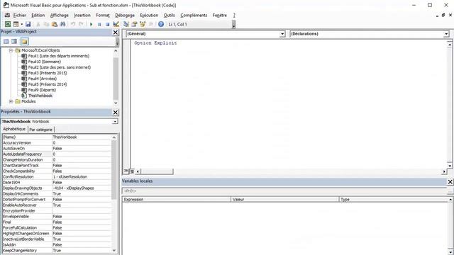 Les procédures SUB et FUNCTION sous EXCEL 2016 VBA - Vidéo Tuto смотреть онлайн