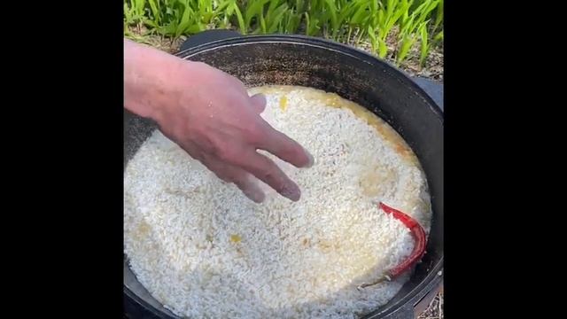 Плов из баранины в казане! смотреть онлайн