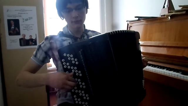 И.Бах Фуга №9 фа минор баян смотреть онлайн