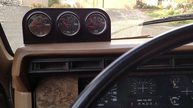 1986 Ford F250 6.9 idi cold start смотреть онлайн