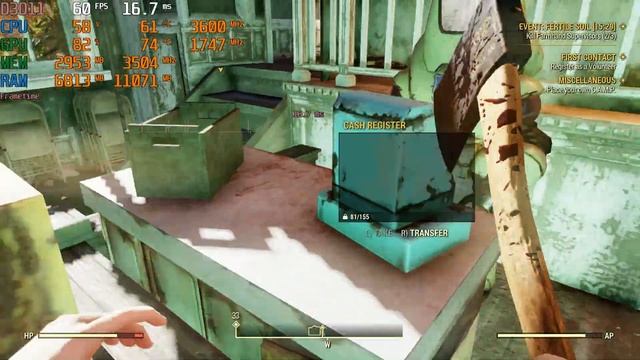 Fallout 76 - Gameplay (GTX 1050 Ti 4GB + i3 8100) [FPS Test] смотреть онлайн