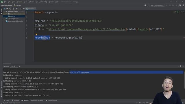 Previsão do Tempo com Python Usando o OpenWeather смотреть онлайн