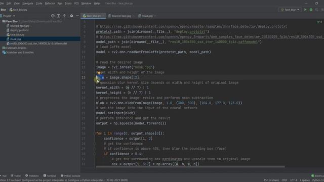 Detect Face and Blur using Python and OpenCV смотреть онлайн