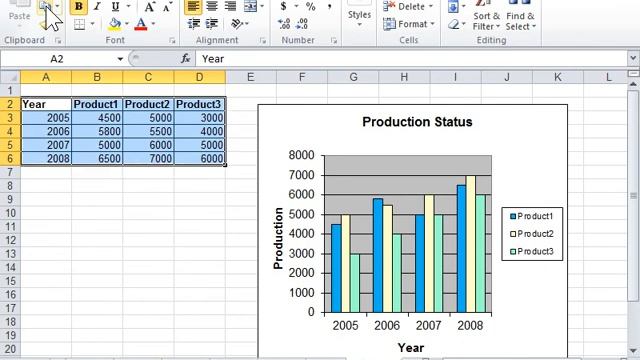 PowerPoint 2010 Copy a Table from Microsoft Office Excel 2010 or Microsoft Office Word 2010 смотреть онлайн