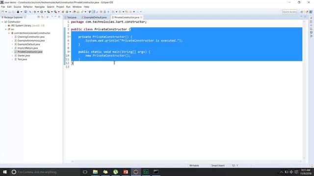 Constructors in java смотреть онлайн