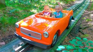 Кукла Беби Бон и Настя КАК МАМА играем вместе в парке - Влог