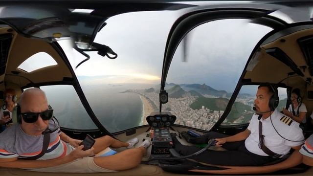 Beta, Rimi & Tela  - Helicopter Tour - Rio De Janeiro - Brazil 2023 - VR 360 VIDEO