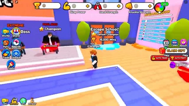 ЗАБАНИЛИ АККАУНТ В ОБНОВЛЕНИИ ARM WRESTLE SIMULATOR В РОБЛОКС! ROBLOX смотреть онлайн